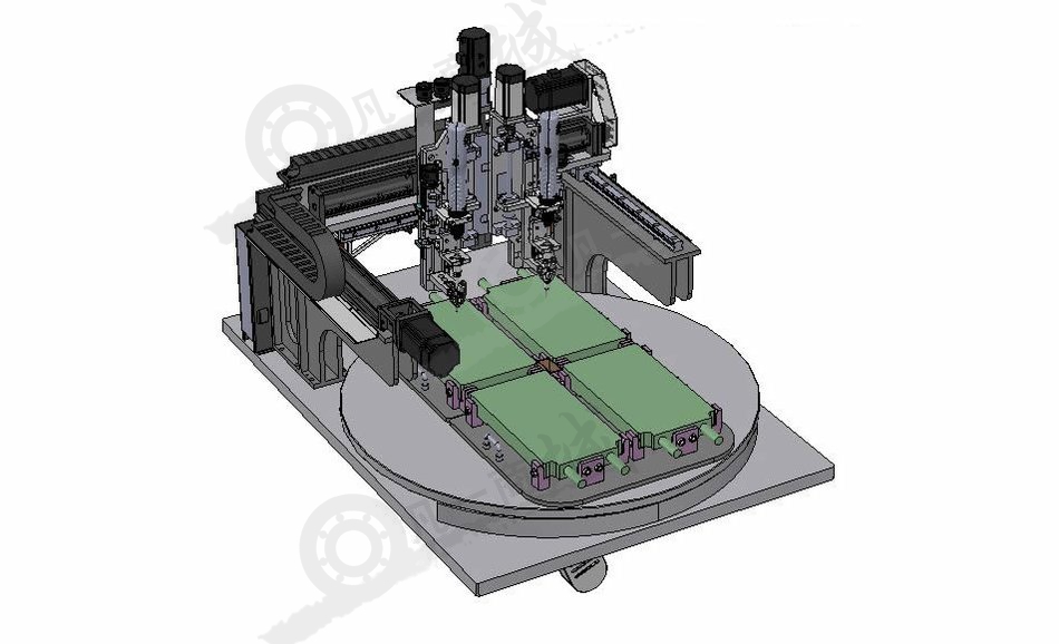 自動(dòng)旋切高速精密鉆孔機(jī)3D模型 模型截圖[3]
