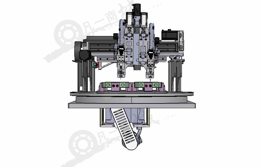 自動(dòng)旋切高速精密鉆孔機(jī)3D模型 模型截圖[4]