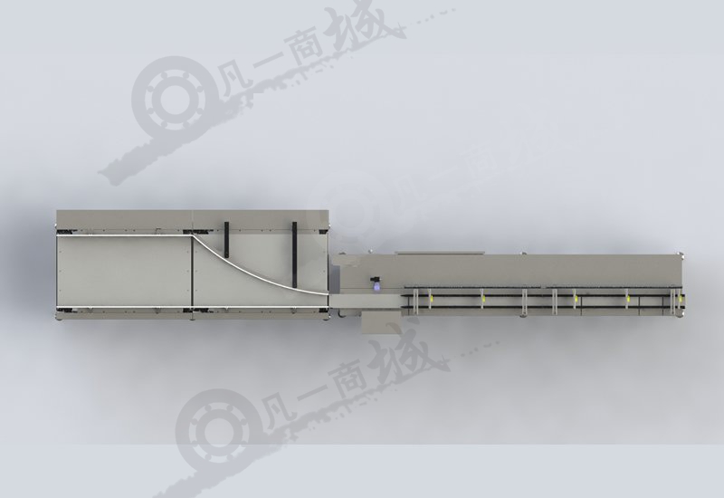 打包輸送流水線3D模型圖 模型截圖[2]