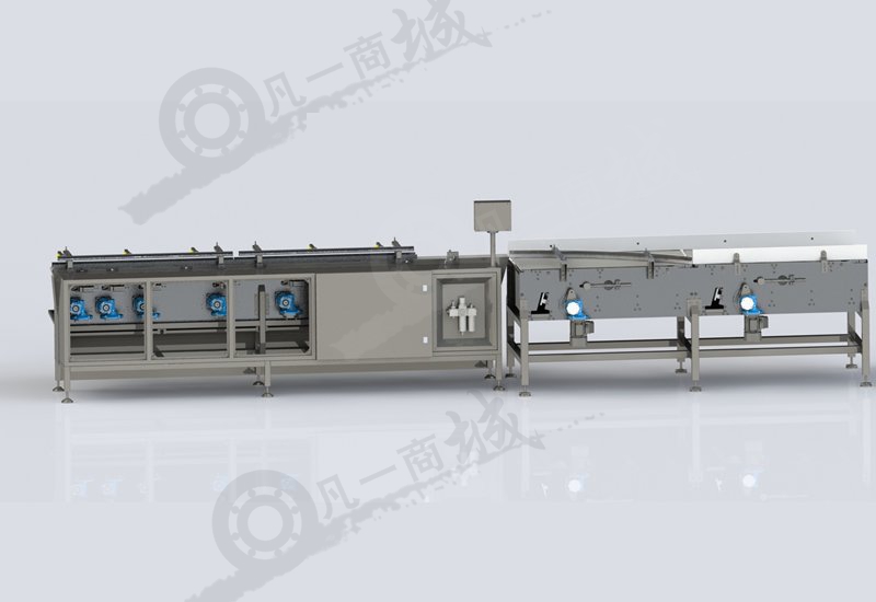 打包輸送流水線3D模型圖 模型截圖[4]