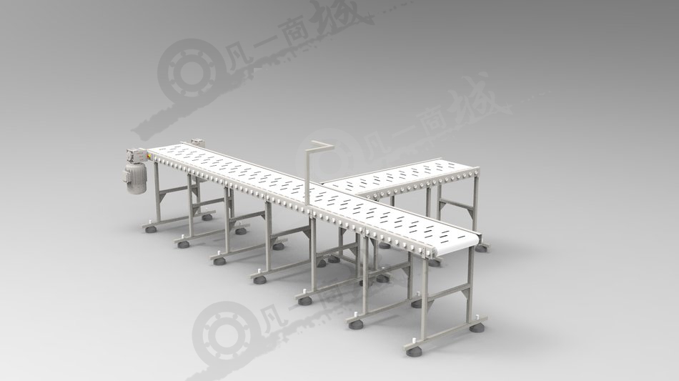接駁式皮帶等輸送機(jī)三維模型 模型截圖[1]