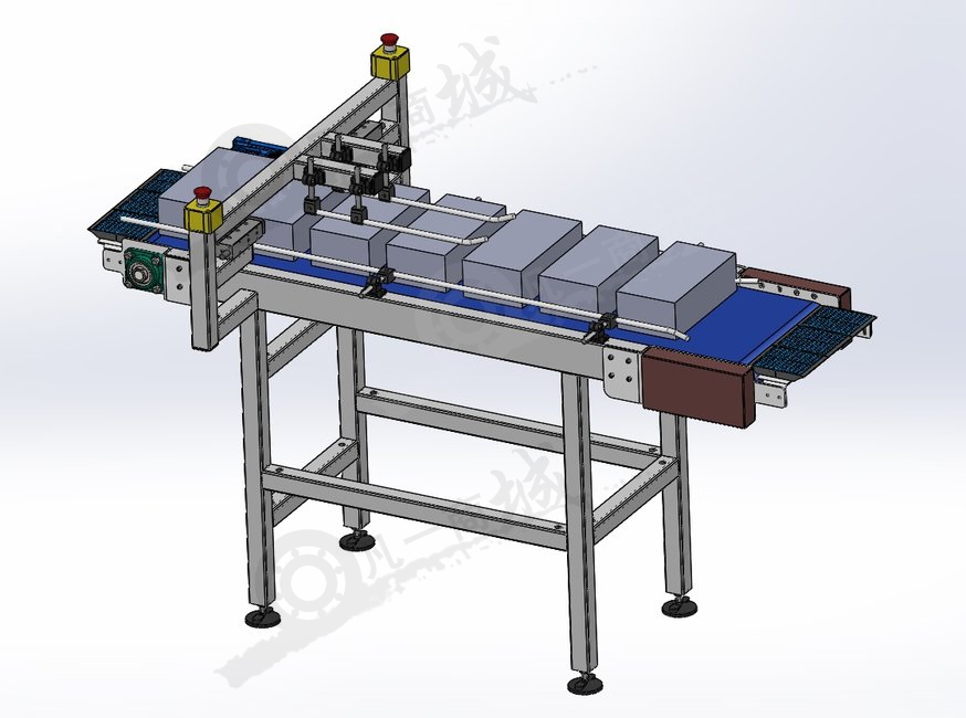 自動(dòng)輸送貼標(biāo)機(jī)3D圖 模型截圖[1]