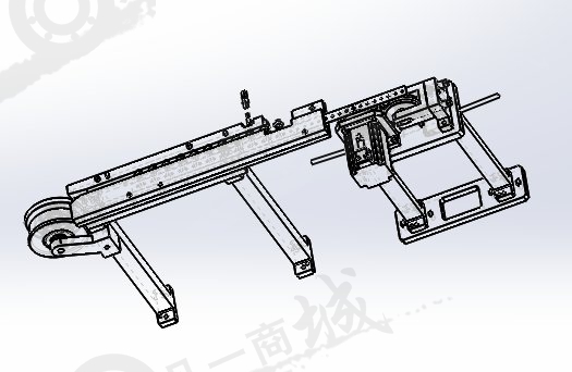 帶孔鋼帶棘輪進(jìn)給機(jī)構(gòu)模型圖 模型截圖[1]
