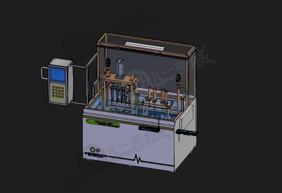 部件泄漏測試機(jī)3D圖 模型截圖[1]