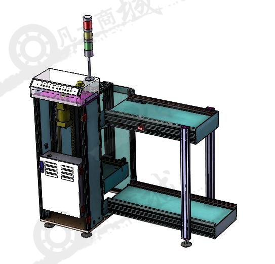 PCB自動儲存送料裝置3D模型圖 模型截圖[1]