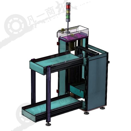 PCB自動儲存送料裝置3D模型圖 模型截圖[2]