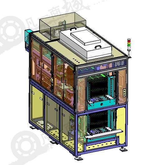 自動(dòng)托盤送料設(shè)備3D圖 模型截圖[2]