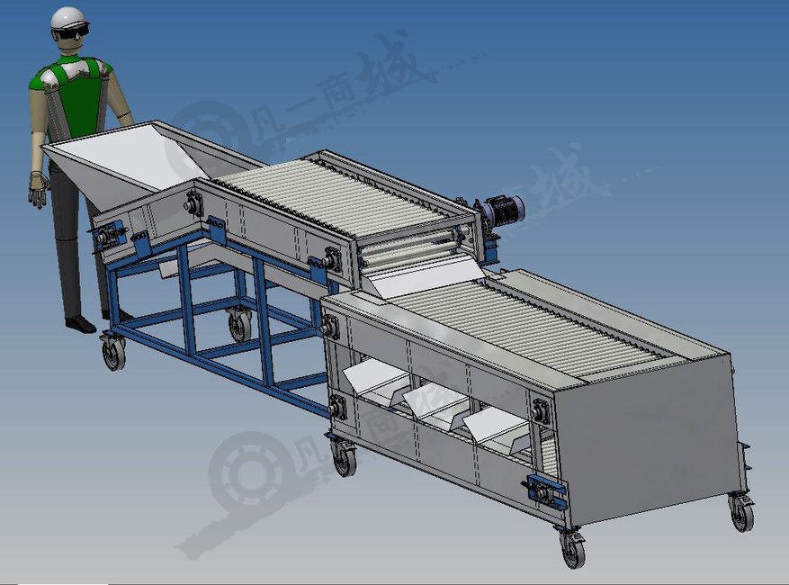 番茄分級輸送機3D圖 模型截圖[2]
