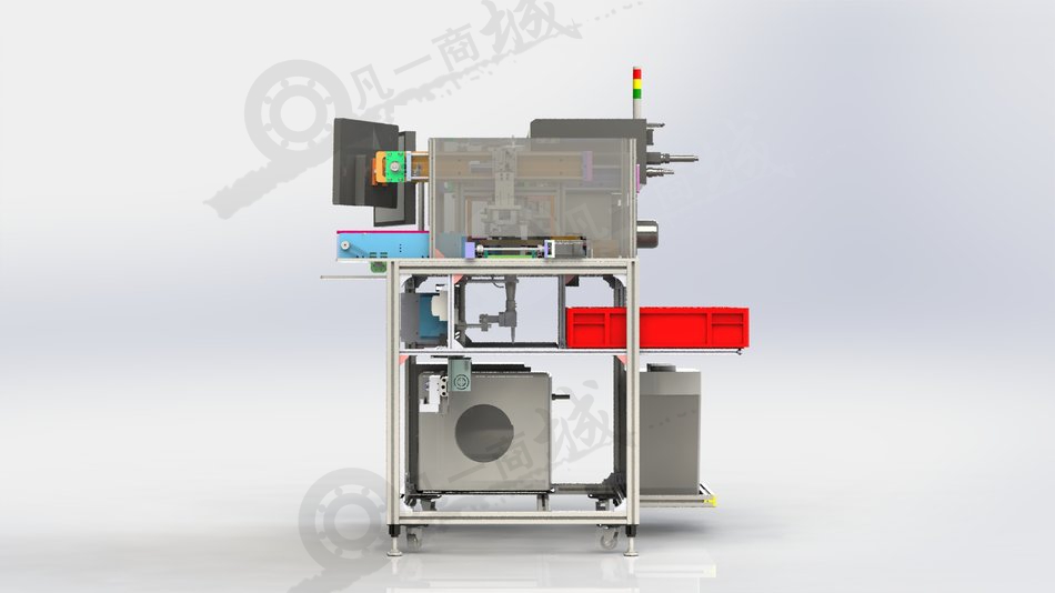帶攝像機(jī)檢查激光打標(biāo)機(jī)3D模型 模型截圖[2]