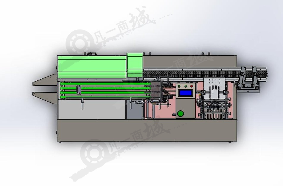 全自動(dòng)高速裝盒機(jī)模型圖 模型截圖[3]