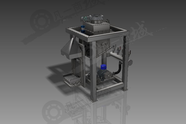 閥門式裝袋機3D圖 模型截圖[1]