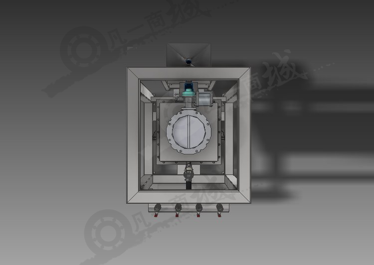 閥門式裝袋機3D圖 模型截圖[4]