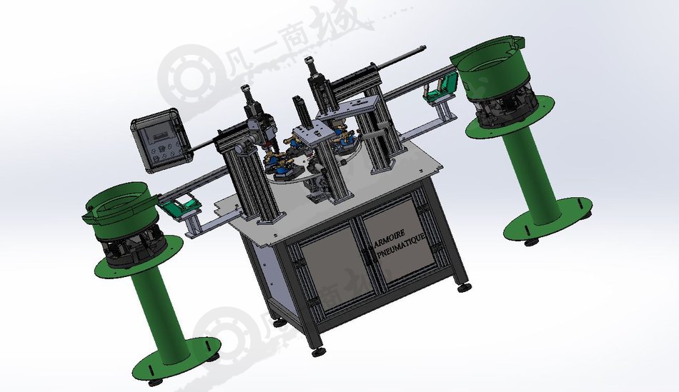 水龍頭裝配機(jī)三維模型 模型截圖[3]