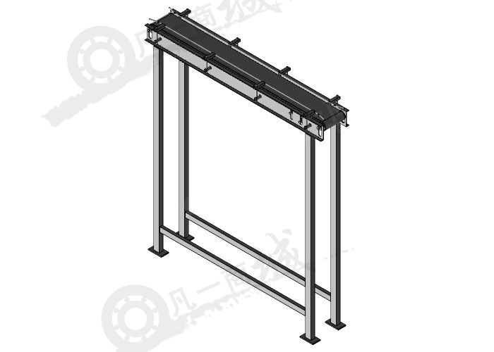 窄幅皮帶輸送機(jī)3D模型 模型截圖[1]