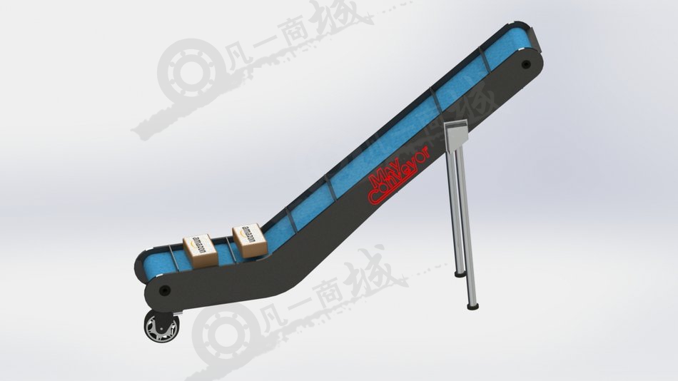 可移動提升輸送機(jī)SW圖 模型截圖[1]