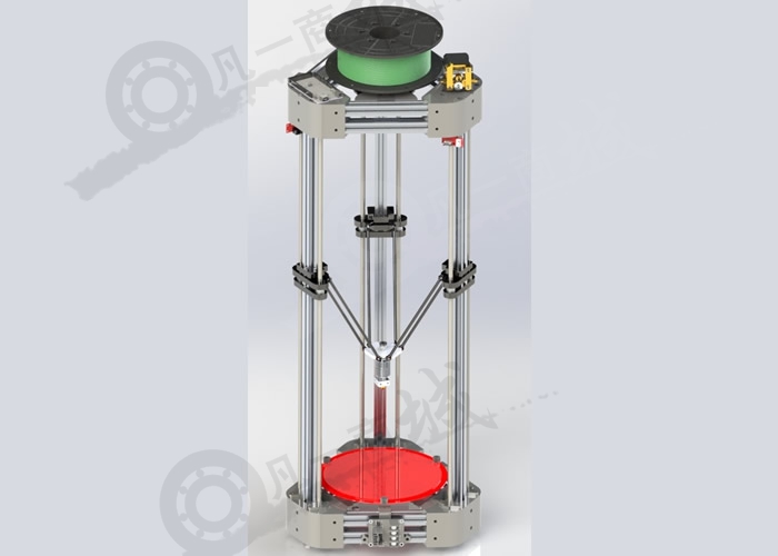 三角洲3D打印機(jī)三維圖 模型截圖[1]