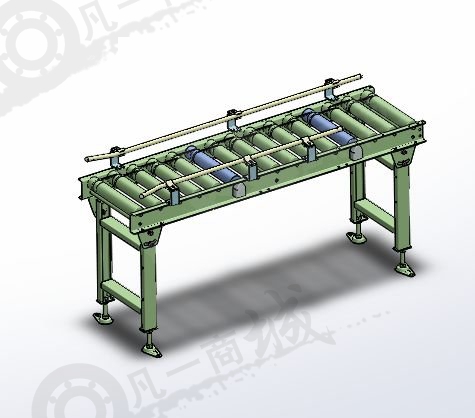 滾筒輸送機(jī)SW圖 模型截圖[1]