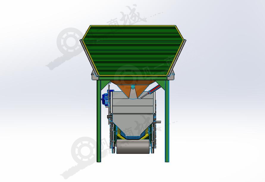 帶開關(guān)漏斗顆粒輸送機(jī)模型圖 模型截圖[3]