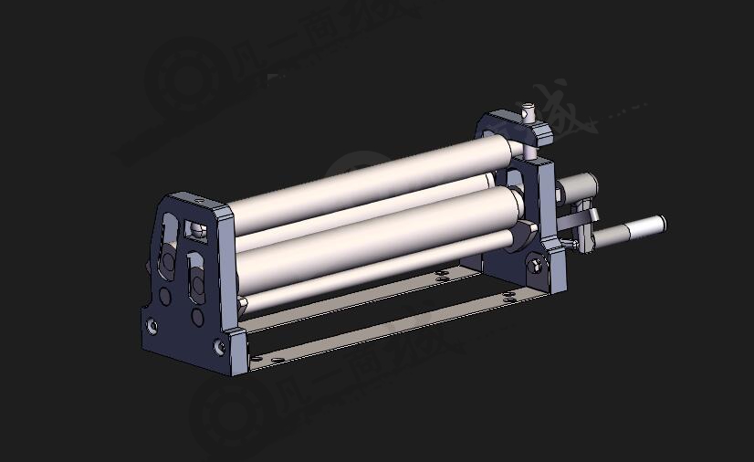 手動(dòng)卷板機(jī)模型圖 模型截圖[2]