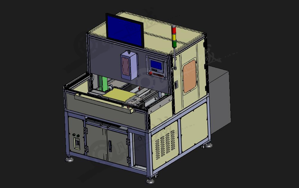 PCB板激光打標機3D模型 模型截圖[1]