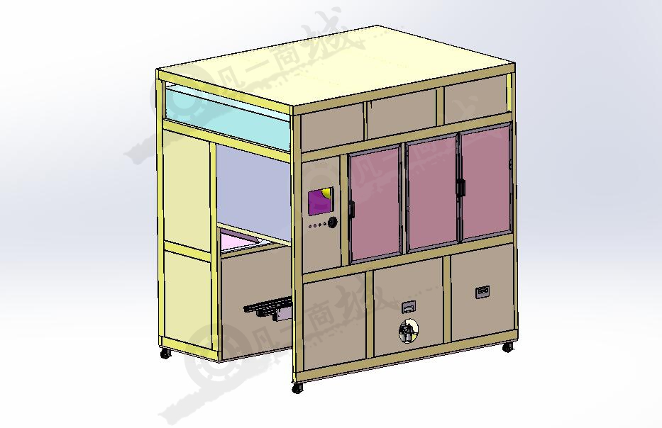 自動(dòng)輸送裝卸加工設(shè)備3D模型 模型截圖[1]