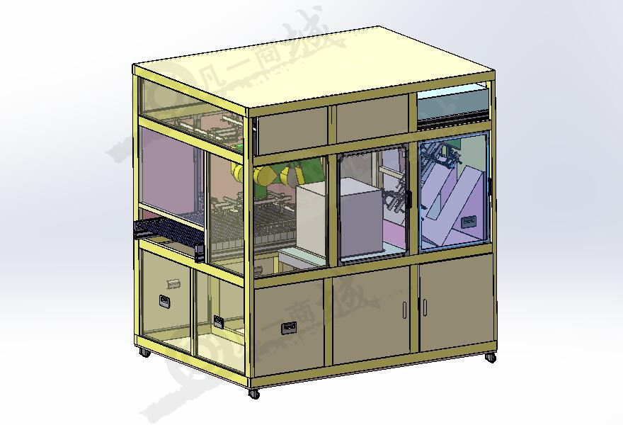 自動(dòng)輸送裝卸加工設(shè)備3D模型 模型截圖[2]