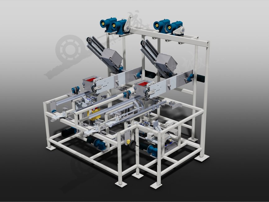 紙箱折疊包裝機(jī)3D圖 模型截圖[1]