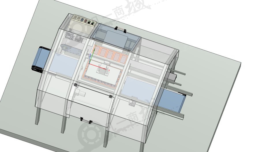糖果自動(dòng)放入盒子包裝機(jī)模型圖 模型截圖[2]