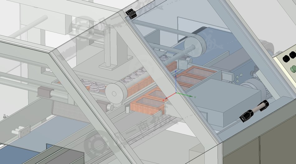 糖果自動(dòng)放入盒子包裝機(jī)模型圖 模型截圖[3]