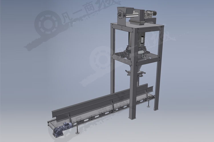 自動(dòng)物料填充輸送機(jī)模型圖 模型截圖[1]