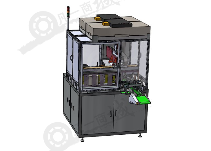 LCD液晶觸摸屏組裝機3D圖 模型截圖[4]