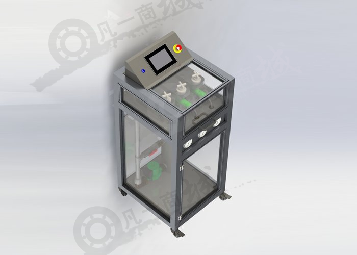 塑料閥門開關(guān)測(cè)試機(jī)3D模型 模型截圖[1]