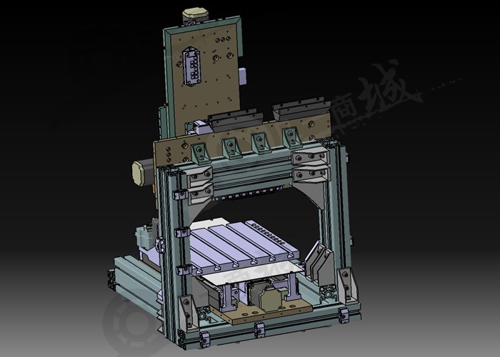 CNC數(shù)控銑床step模型圖 模型截圖[2]