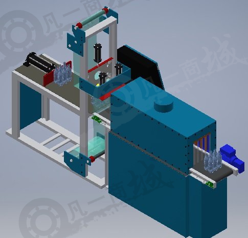 礦泉水瓶子自動(dòng)包裝機(jī)3D模型 模型截圖[2]