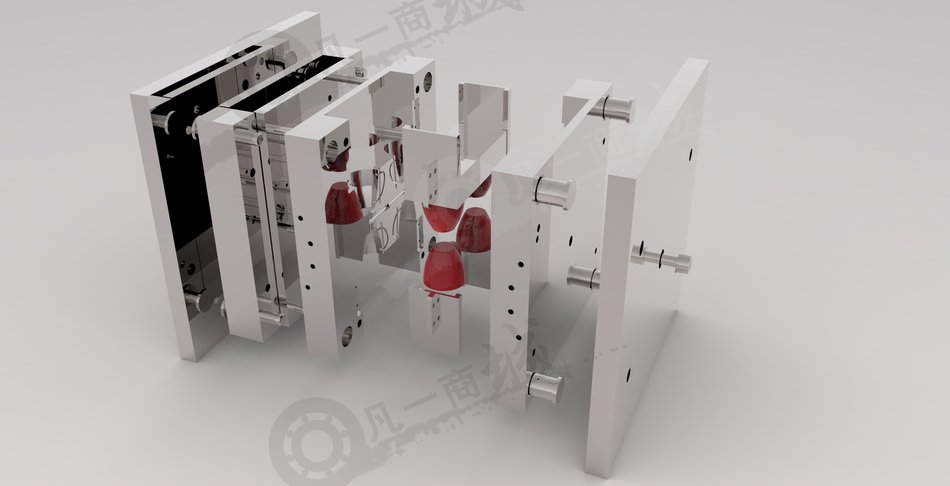 塑料杯注塑模具模型圖 模型截圖[1]