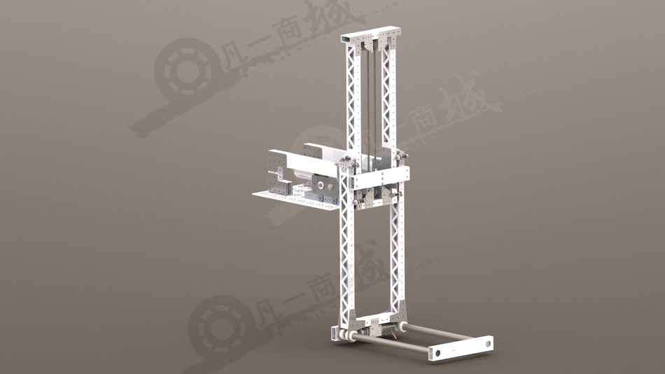 可前后移動(dòng)升降機(jī)3D圖 模型截圖[3]