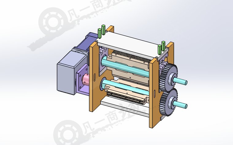 口罩輸送包裝機(jī)3D圖 模型截圖[2]