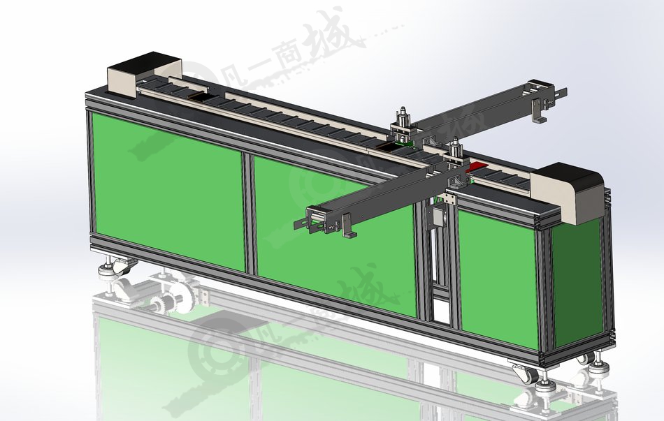 自動(dòng)給料輸送機(jī)3D圖 模型截圖[1]