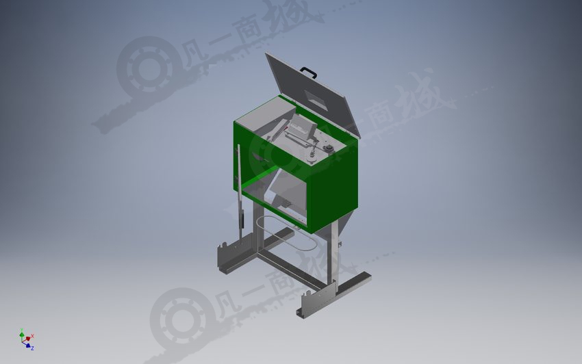 自動包裝用切紙機3D圖 模型截圖[1]