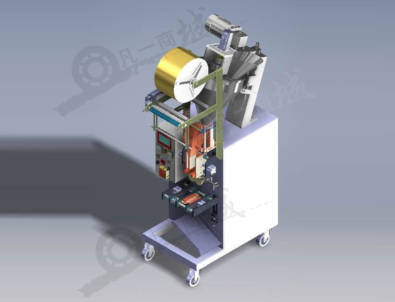 VFFS立式粉末顆粒液體封口機(jī)3D圖 模型截圖[1]