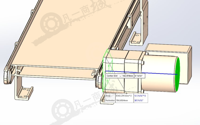 輕型PVC皮帶輸送機模型圖 模型截圖[3]