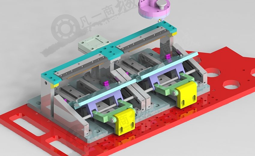 自動(dòng)化機(jī)械用金鍵合夾具3D圖 模型截圖[1]