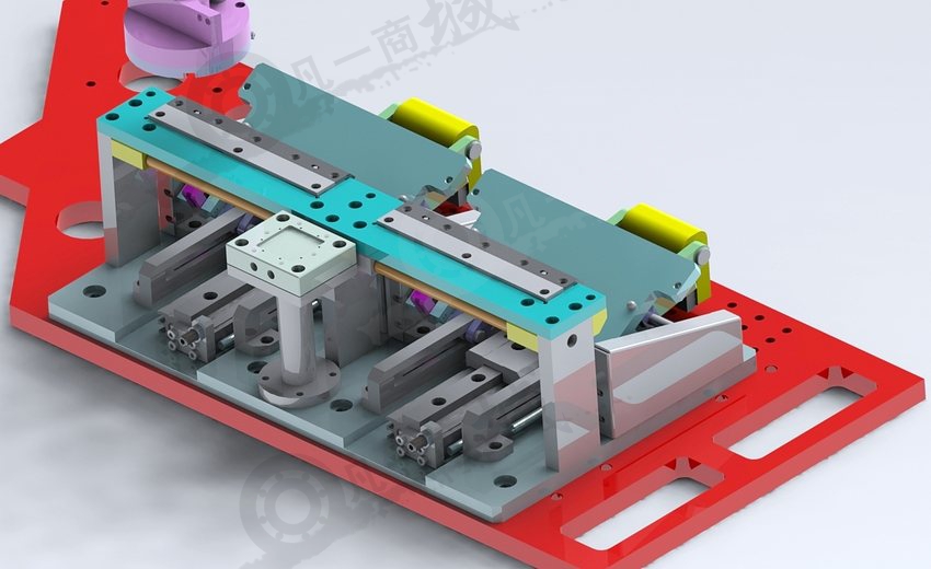 自動(dòng)化機(jī)械用金鍵合夾具3D圖 模型截圖[2]