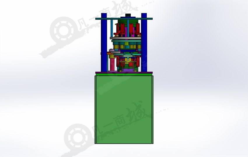塑料瓶蓋分折機(jī)模型圖 模型截圖[2]
