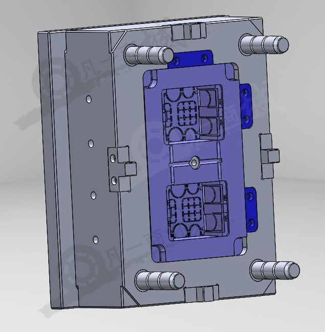 收納箱注塑模具模型圖 模型截圖[1]