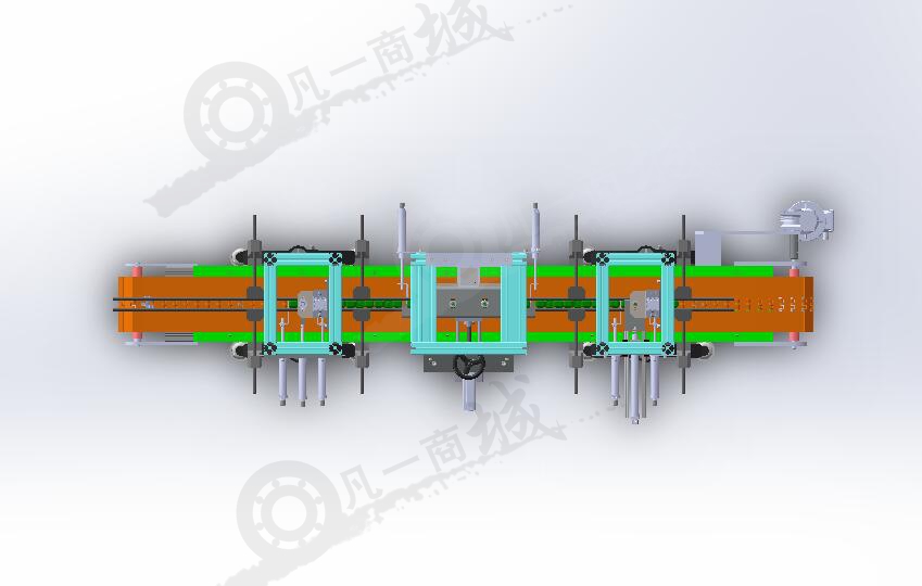 瓶子輸送灌裝機(jī)3D模型圖 模型截圖[3]