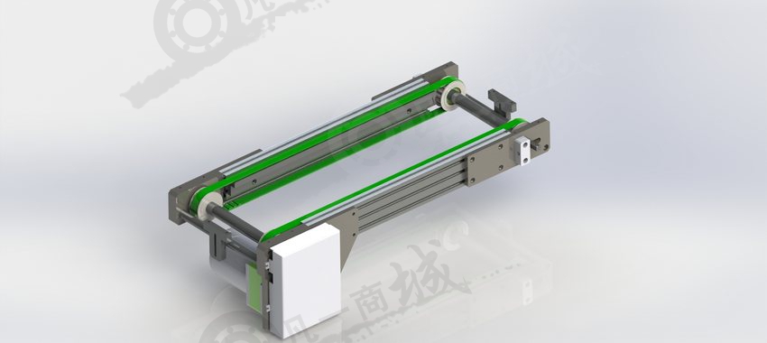 雙排同步帶輸送機(jī)模型 模型截圖[2]