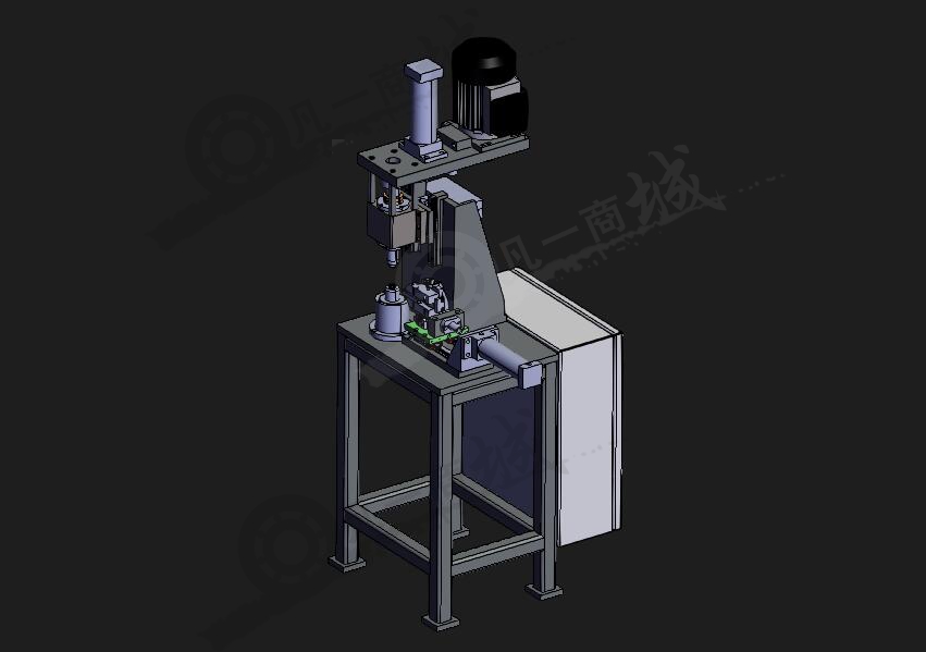 塑膠滾筒切削機(jī)3D模型 模型截圖[2]