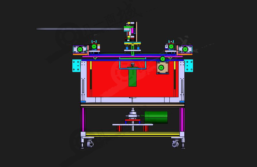 壓力機(jī)用自動(dòng)喂料系統(tǒng)3D圖 模型截圖[2]