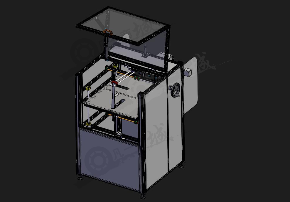 折線機用紙板給料機3D模型 模型截圖[1]